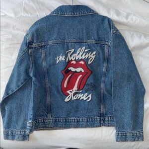 NWT The Rolling Stones Denim Jacket